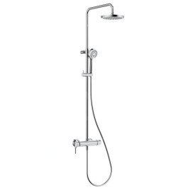 Kludi Logo - Set de douche Dual Shower System avec mitigeur, 200 mm, chrome 6808505-00