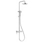 Kludi Logo - Set de douche Dual Shower System avec mitigeur, 200 mm, chrome 6808505-00
