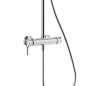 Kludi Logo - Set de douche Dual Shower System avec mitigeur, 200 mm, chrome 6808505-00