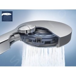 Grohe Vitalio Start - Set de douche sans mitigeur, diamètre 25 cm, 2 jets, chrome 26680001