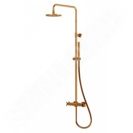 Steinberg 250 - Set de douche avec thermostat, diamètre 200 mm, rose gold 250 2721 RG
