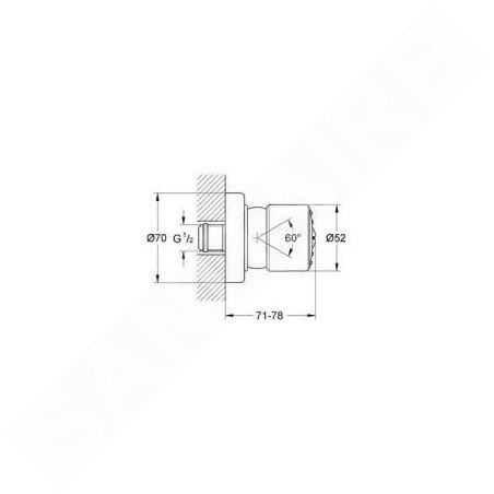 Grohe Relexa plus - Douche latérale 28198000