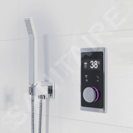 Steinberg 120 - Ensemble de pommeau de douche, support et flexible, chrome 120 1670