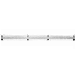 I-Drain Level-3 - Grille en inox pour caniveau douche Level- 3 brossé, longueur 700 mm IDRO0700Z