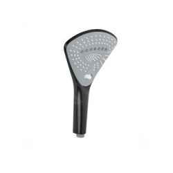 Kludi Fizz - Pommeau de douche, 3 jets, noir mat 6770039-00