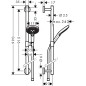 Hansgrohe Raindance Select S - Set de douche 120/Unica'Comfort 90, chrome 26322000