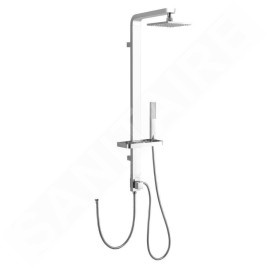 Aqualine Siga - Garniture de douche 178, aluminium SL650