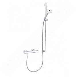 Kludi Logo - Set de douche avec thermostat, barre 900 mm, chrome 6857805-00