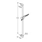 Kludi Fizz - Ensemble pommeau de douche, flexible de douche, barre 900 mm, noir mat 6764087-00