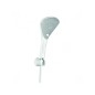 Kludi Fizz - Set de pommeau de douche, support et flexible, 3 jets, blanc/chrome 6775091-00