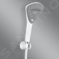 Kludi Fizz - Set de pommeau de douche, support et flexible, 3 jets, blanc/chrome 6775091-00