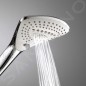 Kludi Fizz - Set de pommeau de douche, support et flexible, 3 jets, blanc/chrome 6775091-00