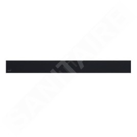 Alcadrain Grilles - Grille pour caniveau de douche linéaire 1150 mm, verre/noir GL1204-1150