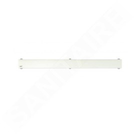 Alcadrain Grilles - Grille pour caniveau de douche 950 mm, verre/blanc GL1200-950