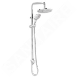 Novaservis Sets de douche - Colonne de douche, douche de tête et douche à main avec support et flexible, hauteur 1205 mm,