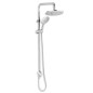 Novaservis Sets de douche - Colonne de douche, douche de tête et douche à main avec support et flexible, hauteur 1205 mm,