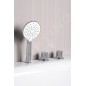 Sapho Douches - Pommeau de douche, blanc/chrome 1204-28