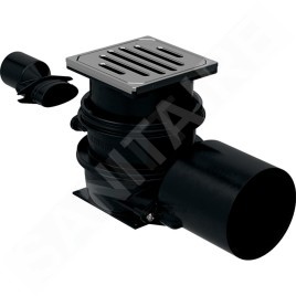 Geberit Varino - Siphon de sol, d 110 mm / 50 mm d1 388.021.00.1