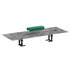 Hansgrohe uBox universal - Kit d'installation pour caniveaux de douche linéaires 700, inox 56011180
