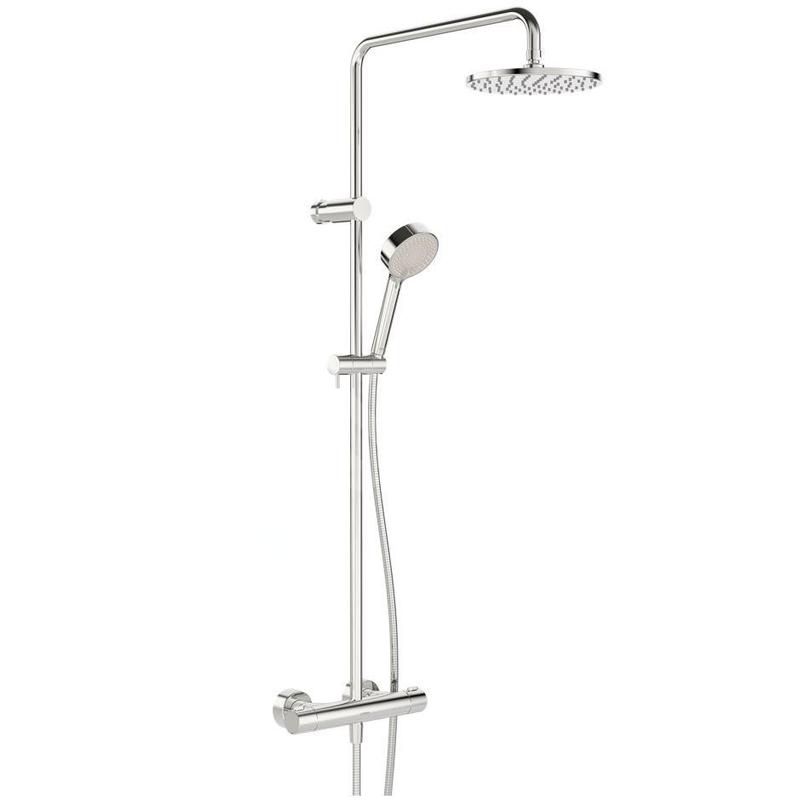 Hansa Prisma - Colonne de douche 200 avec thermostat, chrome 58099103