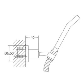Steinberg 120 - Ensemble de pommeau de douche, support et flexible, chrome 120 1650
