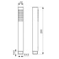 Ideal Standard Idealrain - Pommeau de douche, chrome BD320AA