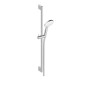 Duravit Douches - Set de douchette, barre de douche et flexible, 3 jets, chrome UV0680002010