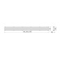 Alcadrain Grilles - Grille double face DOUBLE 950 mm, acier inoxydable DOUBLE-950M