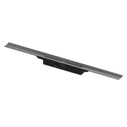 Tece TECEdrainprofile - Caniveau de douche 800 mm, chrome noir brossé 670801