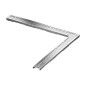 Tece TECEdrainline - Grille pour caniveau à douche d'angle 1200 mm, acier inoxydable poli 611210