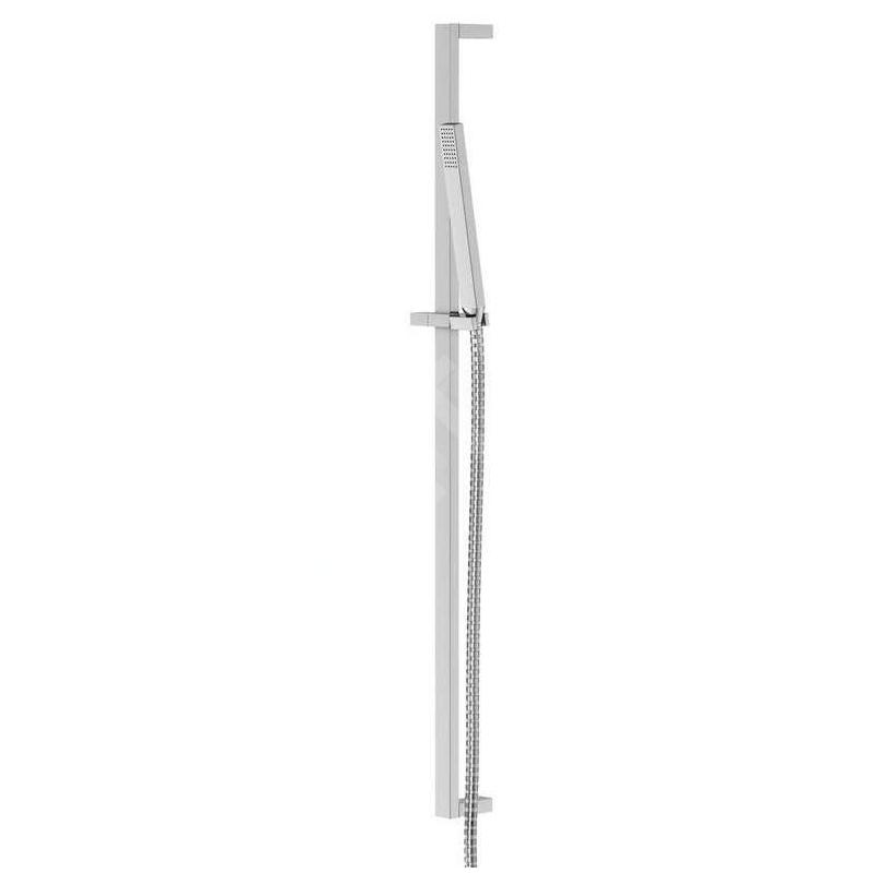 Steinberg 135 - Set de pommeau de douche, barre et flexible, nickel brossé 135 1600 BN