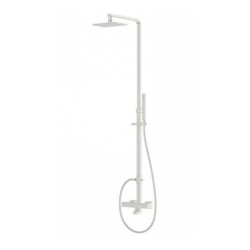 Steinberg 160 - Set de douche avec thermostat, 145x220mm, nickel brossé 160 2721 BN