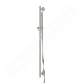 Steinberg 100 - Set de pommeau de douche, barre et flexible, nickel brossé 100 1601 BN