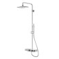Steinberg 390 - Set de douche avec thermostat, 258x186 mm, chrome 390 2700