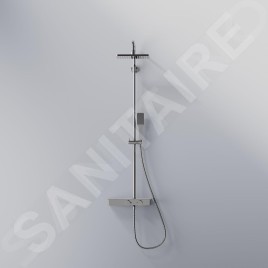 Steinberg 390 - Set de douche avec thermostat, 258x186 mm, chrome 390 2700
