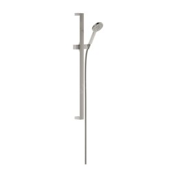 Keuco Edition 11 - Set de pommeau de douche, barre et flexible, nickel brossé 51187050000