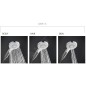 Kludi Dive - Set de douche sans mitigeur, diamètre 20 cm, 3 jets, chrome 6908005-00