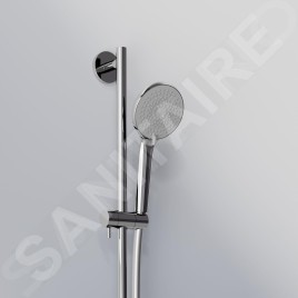 Steinberg 340 - Set de pommeau de douche, barre et flexible, 3 jets, chrome 340 1601