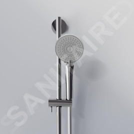 Steinberg 340 - Set de pommeau de douche, barre et flexible, 3 jets, chrome 340 1601