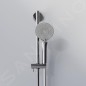 Steinberg 340 - Set de pommeau de douche, barre et flexible, 3 jets, chrome 340 1601