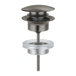 Grohe Garnitures de vidage - Bonde de vidage, Hard Graphite brossé 65807AL0