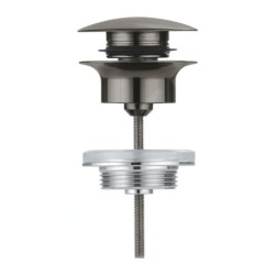 Grohe Garnitures de vidage - Bonde de vidage, Hard Graphite brossé 65807AL0