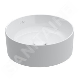 Villeroy & Boch Collaro - Vasque, diamètre 400 mm, CeramicPlus, blanc alpin 4A1840R1