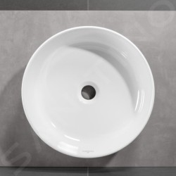 Villeroy & Boch Collaro - Vasque, diamètre 400 mm, CeramicPlus, Stone White 4A1840RW