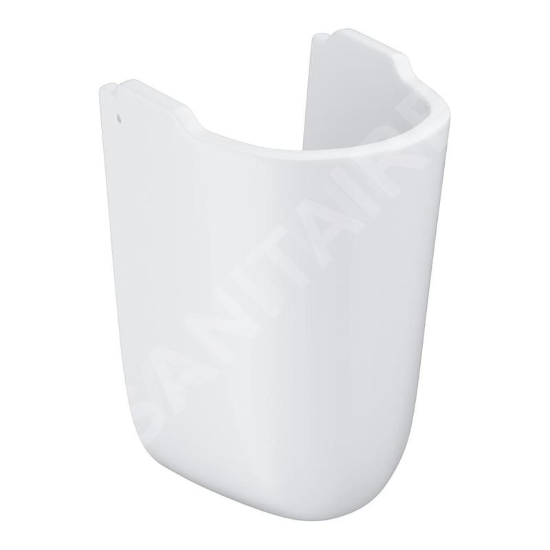 Grohe Bau Ceramic - Demi-colonne pour lavabo, blanc alpin 39426000