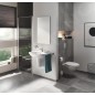 Grohe Bau Ceramic - Demi-colonne pour lavabo, blanc alpin 39426000