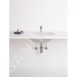 Villeroy & Boch O.novo - Vasque sans trou à installer par le bas, avec trop-plein, 600 mm x 350 mm, blanc - vasque, avec