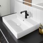 Villeroy & Boch Collaro - Meuble lavabo 600x470 mm, avec trop-plein, trou de robinetterie, CeramicPlus, blanc alpin 4A336GR1