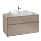 Villeroy & Boch Collaro - Meuble lavabo 600x470 mm, avec trop-plein, trou de robinetterie, CeramicPlus, blanc alpin 4A336GR1
