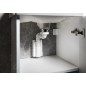 Bruckner Accessoires - Siphon d'évier gain de place Murales, 1 1/4, bonde 32 mm, blanc 151.032.0